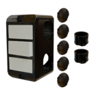 Combo Poliwetzel 3/4" PVC Preto Wetzel