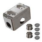 Combo Poliwetzel Alumínio 3/4" com 2 Tomadas 20A 2 Conectores e 4 Tampões Wetzel