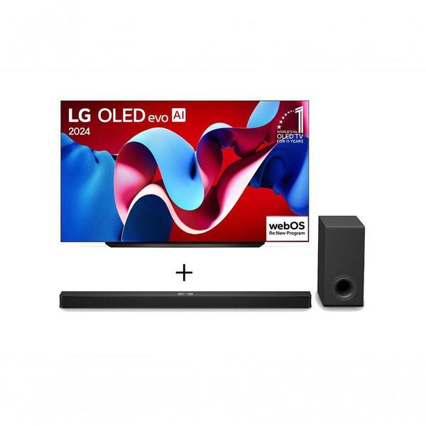 Combo Smart Tv Lg Oled Evo Ai C4 4k 83” 2024 + Soundbar Lg S9