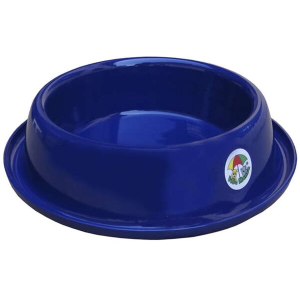 Comedouro Alumínio Vida Mansa Pet Ração Água Azul 1,5l