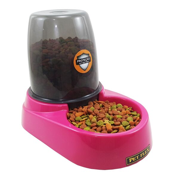 Comedouro Automático Com Reservatório De Ração Bistrô Pet Fle