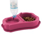 Comedouro Automático Para Cães E Gatos Duplo Bebedouro Água R