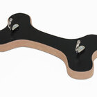 Comedouro Bebedouro 2 Tigelas E Suporte Para Coleira Illegno