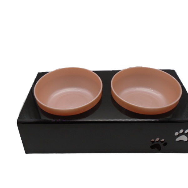 Comedouro Bebedouro Para Pets Cães E Gatos 400ml 2 Potes Pret