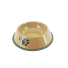 Comedouro De Aço Inox Colorido 15,5cm X 4,5cm