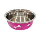 Comedouro De Inox Para Cães E Gatos Patinha 3d The Pets Brasi