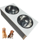 Comedouro Duplo Para Cachorro E Gato - Brovália