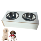 Comedouro Duplo Para Cachorro E Gato - Brovália