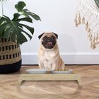 Comedouro Duplo Para Pet Berlim Claro