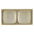 Comedouro Duplo Para Pet Berlim Claro