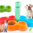 Comedouro E Bebedouro Automático Cães Gato Filhote Garrafa -