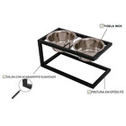 Comedouro E Bebedouro Dorothy Grande Co40 Vinci Móveis