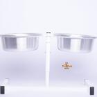 Comedouro E Bebedouro Suspenso Com Regulagem Para Cães Gatos