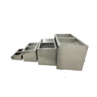 Comedouro Inox P/ Gato Cachorro Pet Elevado Duplo 2 Potes Pp