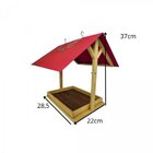 Comedouro Livre Birds EXO1 Para Pássaros Livres - Vermelho