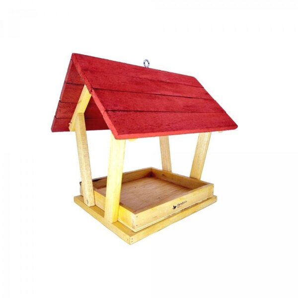 Comedouro Livre Birds PV1 Para Pássaros Livres - Vermelho