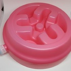 Comedouro P/ Cães Ou Gatos Lento Funcional 2 Em 1 - Pink