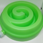 Comedouro P/ Cães Ou Gatos Lento Funcional 2 Em 1 - Verde