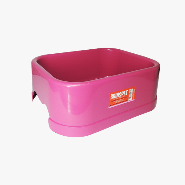 Comedouro Para Cachorro, Comedouro Para Gatos – M - Rosa