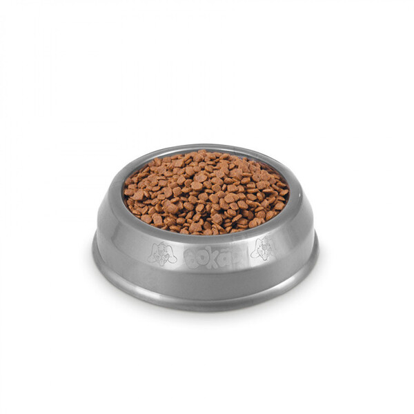 Comedouro para Cachorro Tamanho Grande 2,5l Bokão Cinza