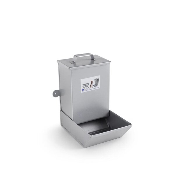 Comedouro Para Cão Automático Em Chapa Galvanizada Olibox