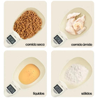 Comedouro Pet Inox 946ml + Colher Medidora Balança Fit Madog