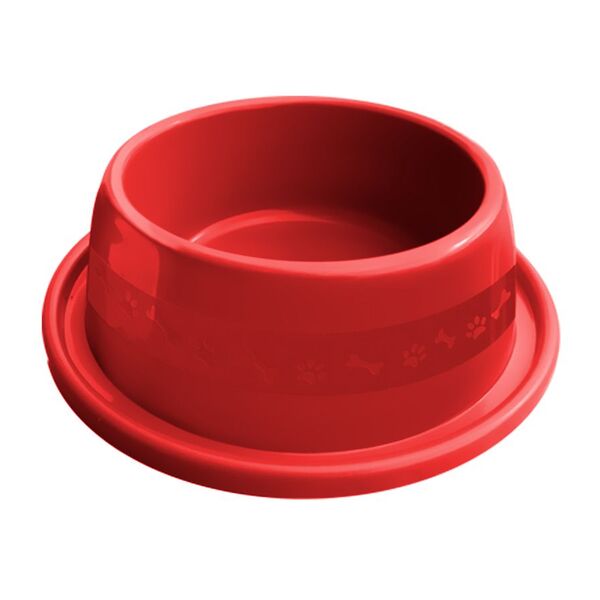 Comedouro Plastico 350ml Anti Formigas Nº 1 - Vermelho