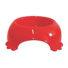Comedouro Plastico Patinha 290ml Vermelho