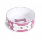 Comedouro Porcelana Princesa Rosa Média