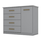 Cômoda 01 Porta 04 Gavetas Magno Henn