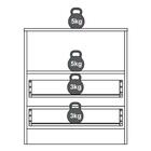 Comoda 02 Gav E Nichos La005 Branco Comm