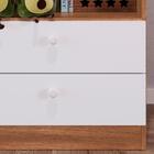 Comoda 02 Gav E Nichos La005 Branco Comm