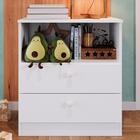 Comoda 02 Gav E Nichos La005 Branco Comm