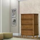 Comoda 04 Gavetas Madeira Maciça Chicago 100 At Moveis