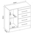 Comoda 04 Gavetas Montevideu Demobile