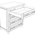 Cômoda 04 Gavetas Móveis Cavazotto - Mel