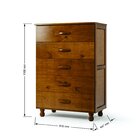 Cômoda 05 Gavetas Evidence Panamá Imbuia Fosco Imbuia Fosco