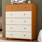 Cômoda 06 Gavetas Vittoria Carvalho Grife/off White