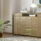 Comoda 07 Gavetas London Com Rodizios Demobile