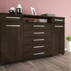 Comoda 07 Gavetas London Com Rodizios Demobile