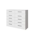 Cômoda 10 -gavetas Alexia - Yescasa Branco