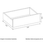 Cômoda 10 Gavetas 151cm X 109cm Duetto Cinamomo / Off White