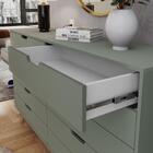 Cômoda 10 Gavetas 160cm Alice - Verde