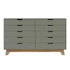 Cômoda 10 Gavetas 160cm Alice - Verde