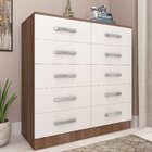 Cômoda 10 Gavetas  Teka/branco