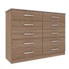 Cômoda 10 Gavetas Austin Evidência Móveis