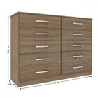 Cômoda 10 Gavetas Austin Evidência Móveis