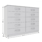 Cômoda 10 Gavetas Austin Evidência Móveis