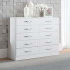 Cômoda 10 Gavetas Branco 3017 - Soluzione