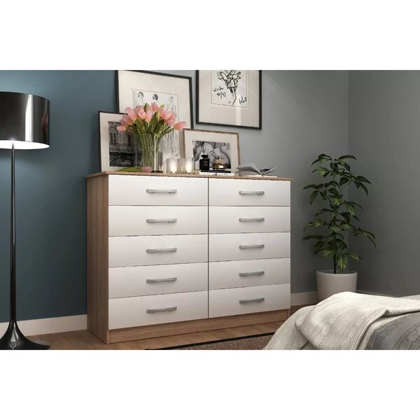 Cômoda 10 Gavetas Premium Com Corrediças Metálicas Yescasa